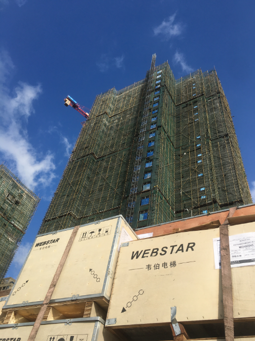 企业热点|韦伯电梯助力湖北省安陆市西城新区开启“一键直达”！